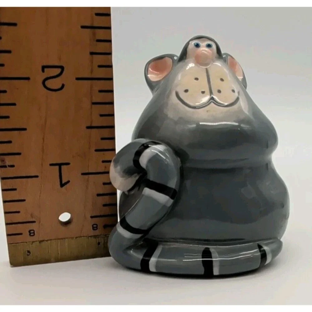 Russ Berrien & Co By Douglas Alley Katz Grey Cat Pepper Shaker Replacement